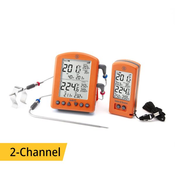 Smoke X® Long-Range Remote BBQ Alarm Thermometer