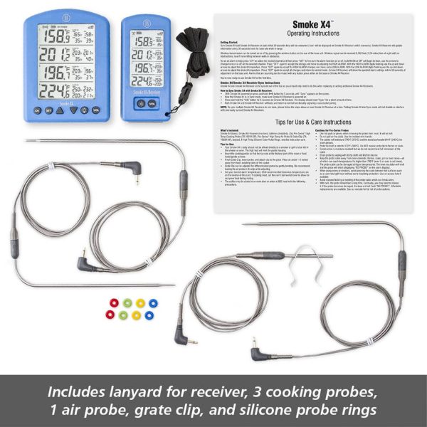 Smoke X® Long-Range Remote BBQ Alarm Thermometer - Image 11