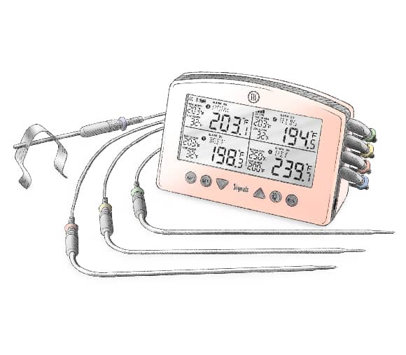 Signals™ BBQ Alarm Thermometer with Wi-Fi and Bluetooth® Wireless Technology 5 Product Image